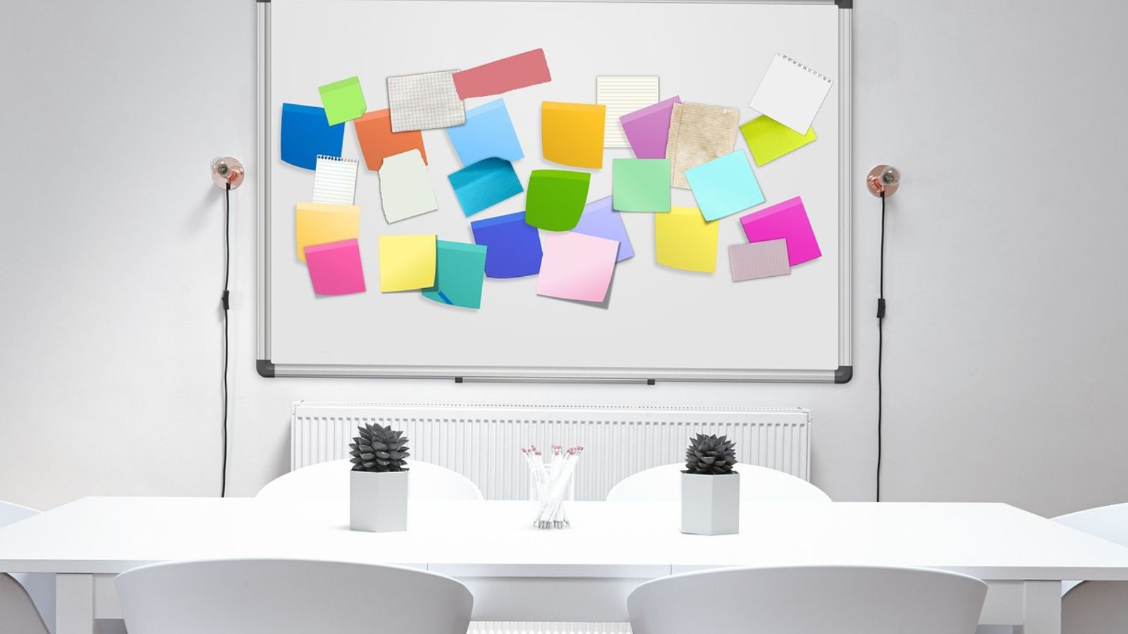 Quadro com post ir em empresa