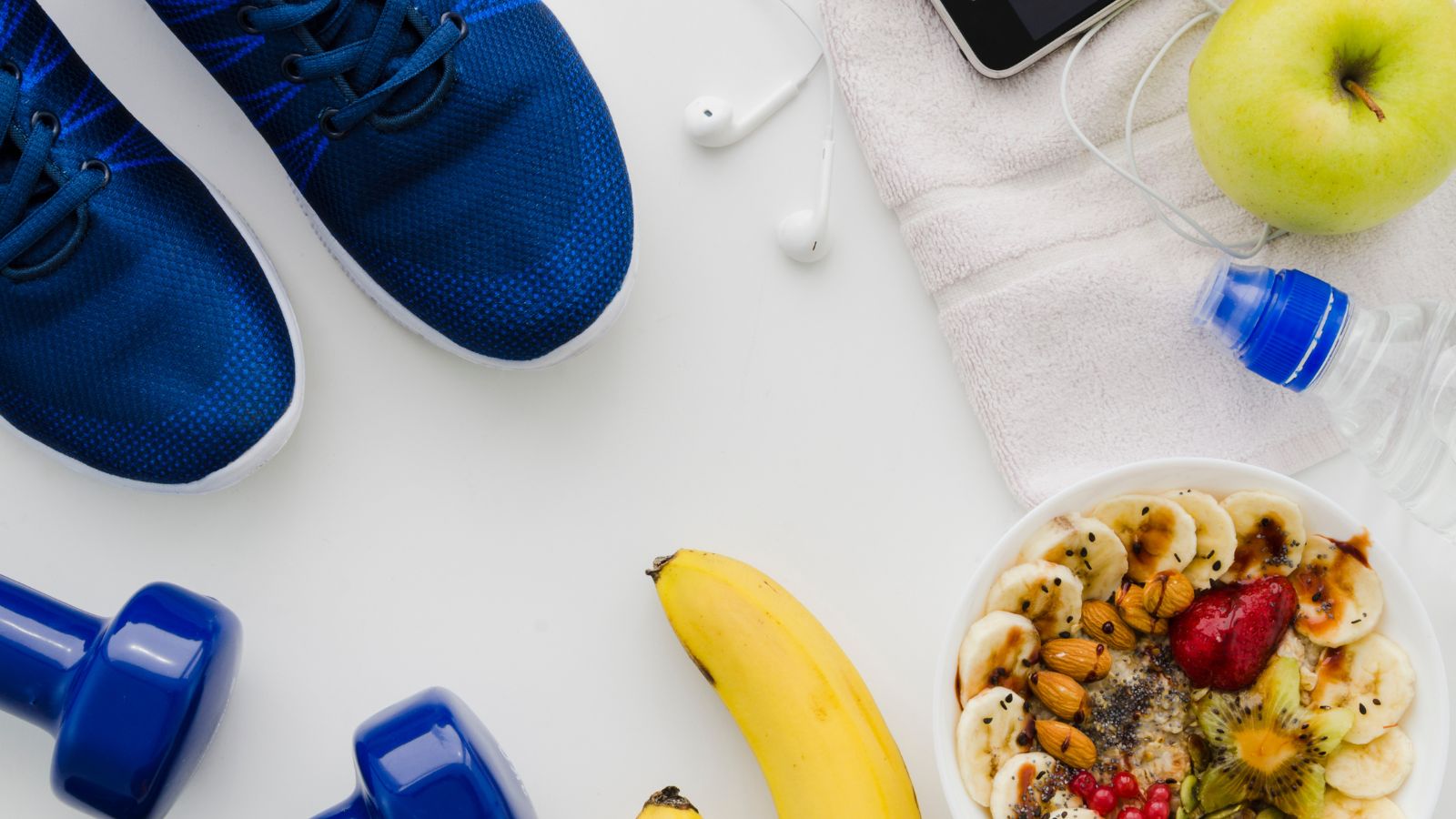 Objetos de hábitos saudáveis