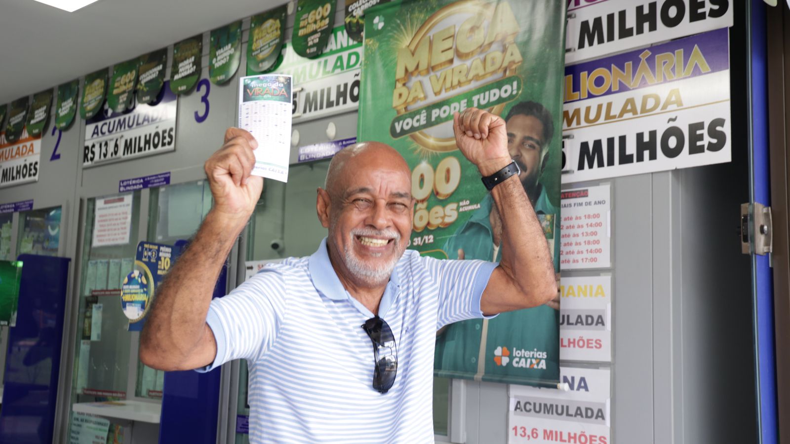 Apostador da Mega da Virada