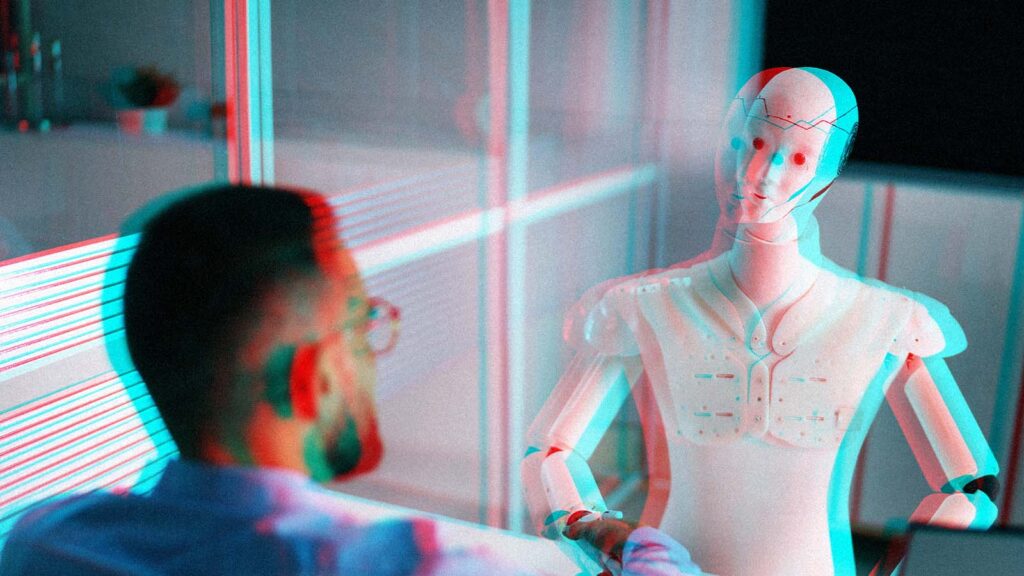 entrevista de emprego feita por intelig&ecirc;ncia artificial