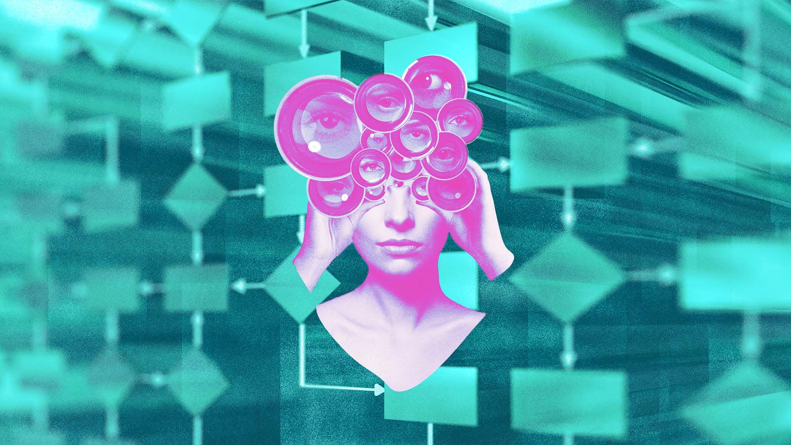 jovem da geração Z tenta visualizar o futuro do trabalho