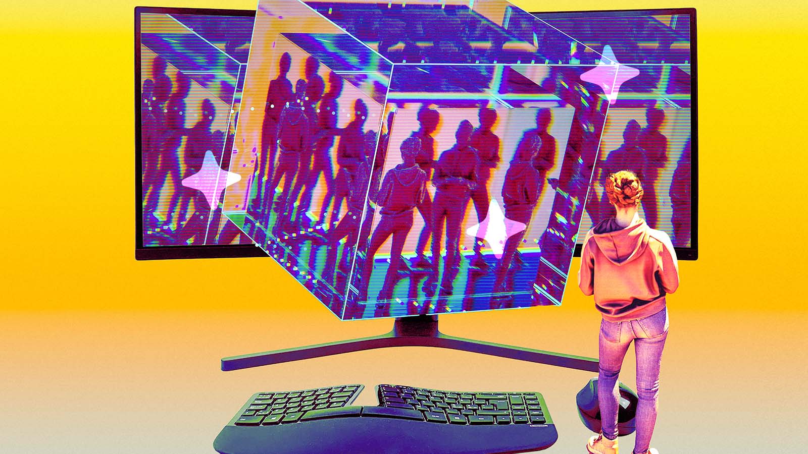 cópias criadas por inteligência artificial