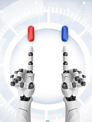 mãos robóticas representando gêmeos digitais