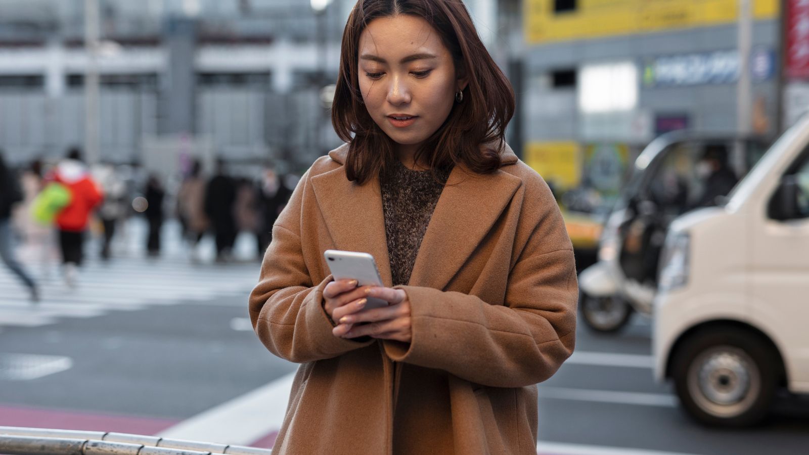 Mulher chinesa na rua
