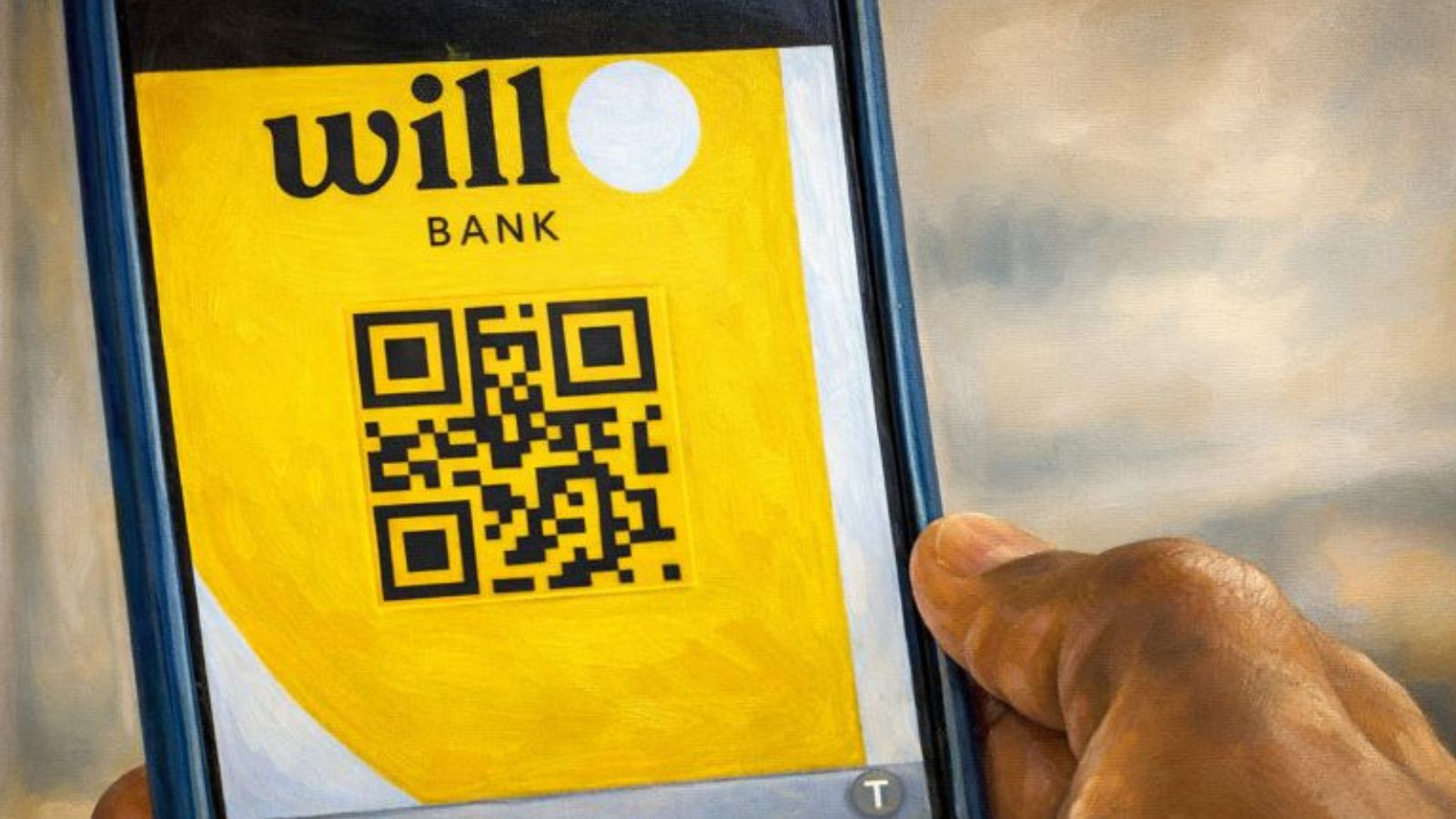 Will Bank tela de celular