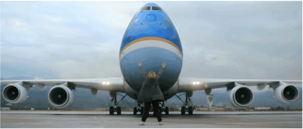 Pluribus: foi preciso reproduzir os padr&otilde;es de cimento e asfalto do aeroporto de Bilbao, na Espanha