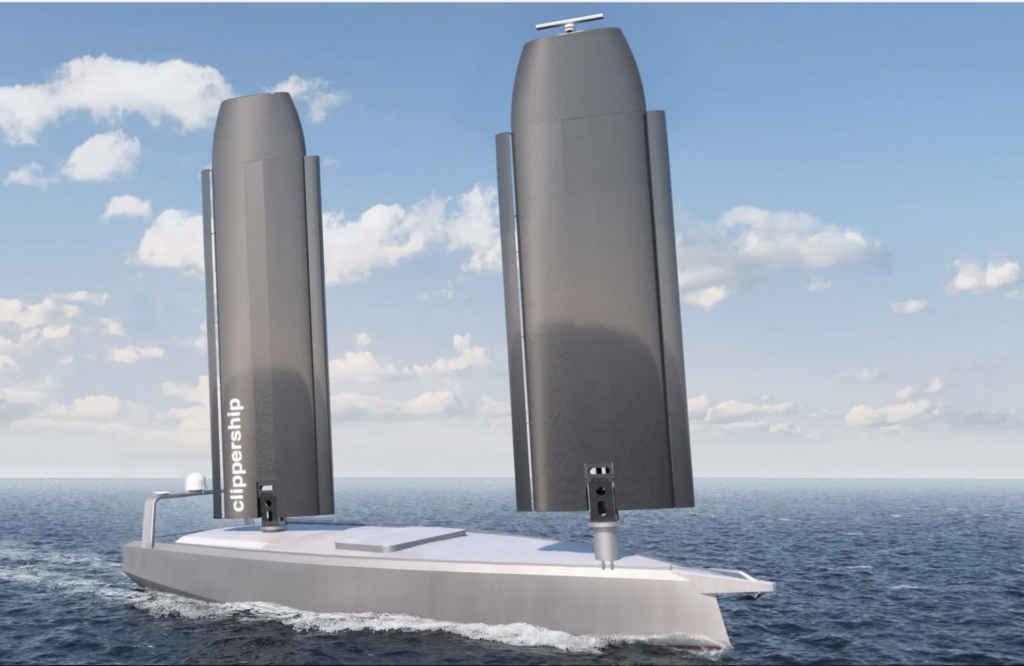 embarcação feita pela Clippership