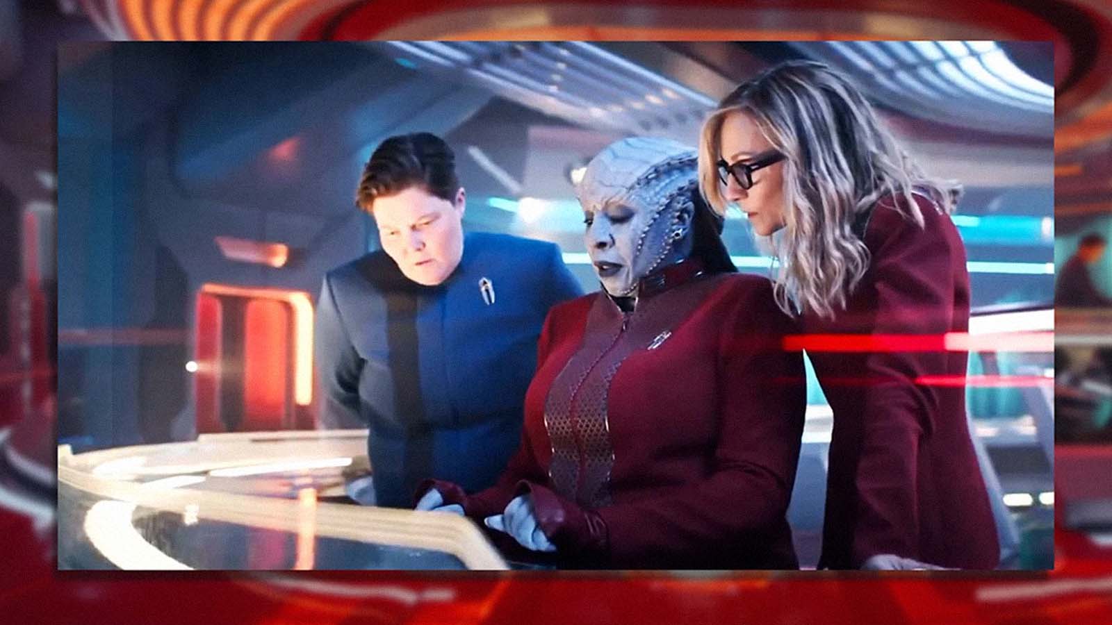 Cena do seriado "Star Trek: Starfleet Academy"