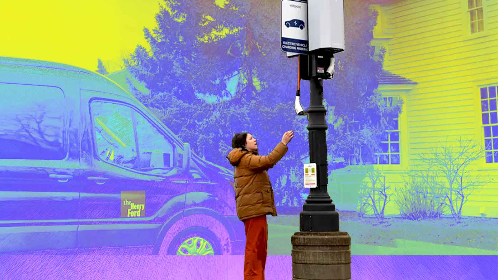Cidade dos EUA usa postes de luz para recarregar carros elétricos