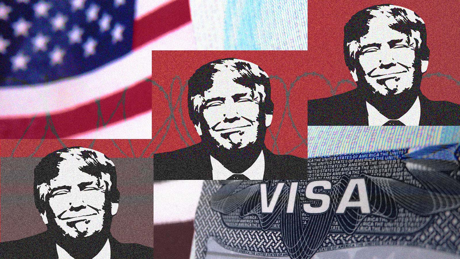 Emissão de visto americano é congelada para quem quer migrar para o país.