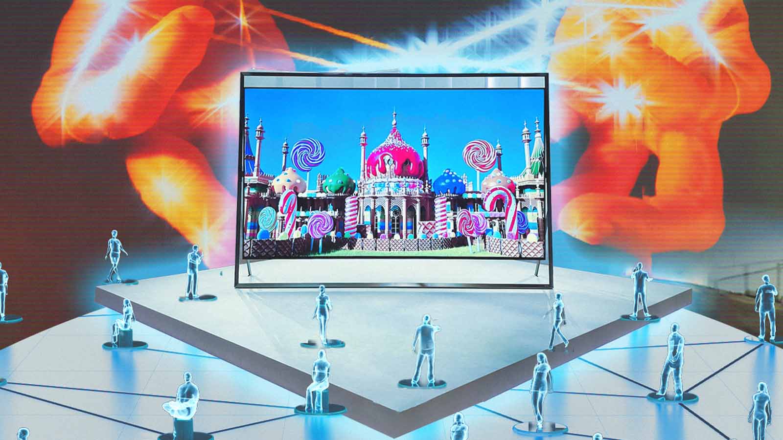 aparelho de TV da Samsung