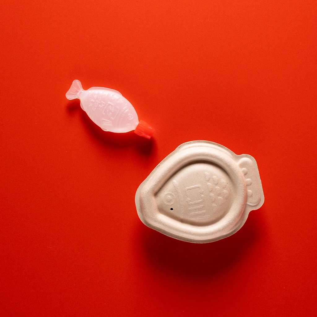 frasco biodegrad&aacute;vel para molho shoyu