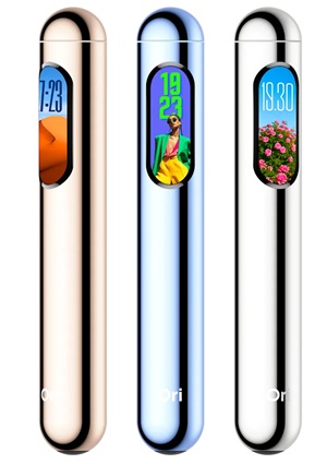 guarda-chuva em formato cilíndrico da marca Ori