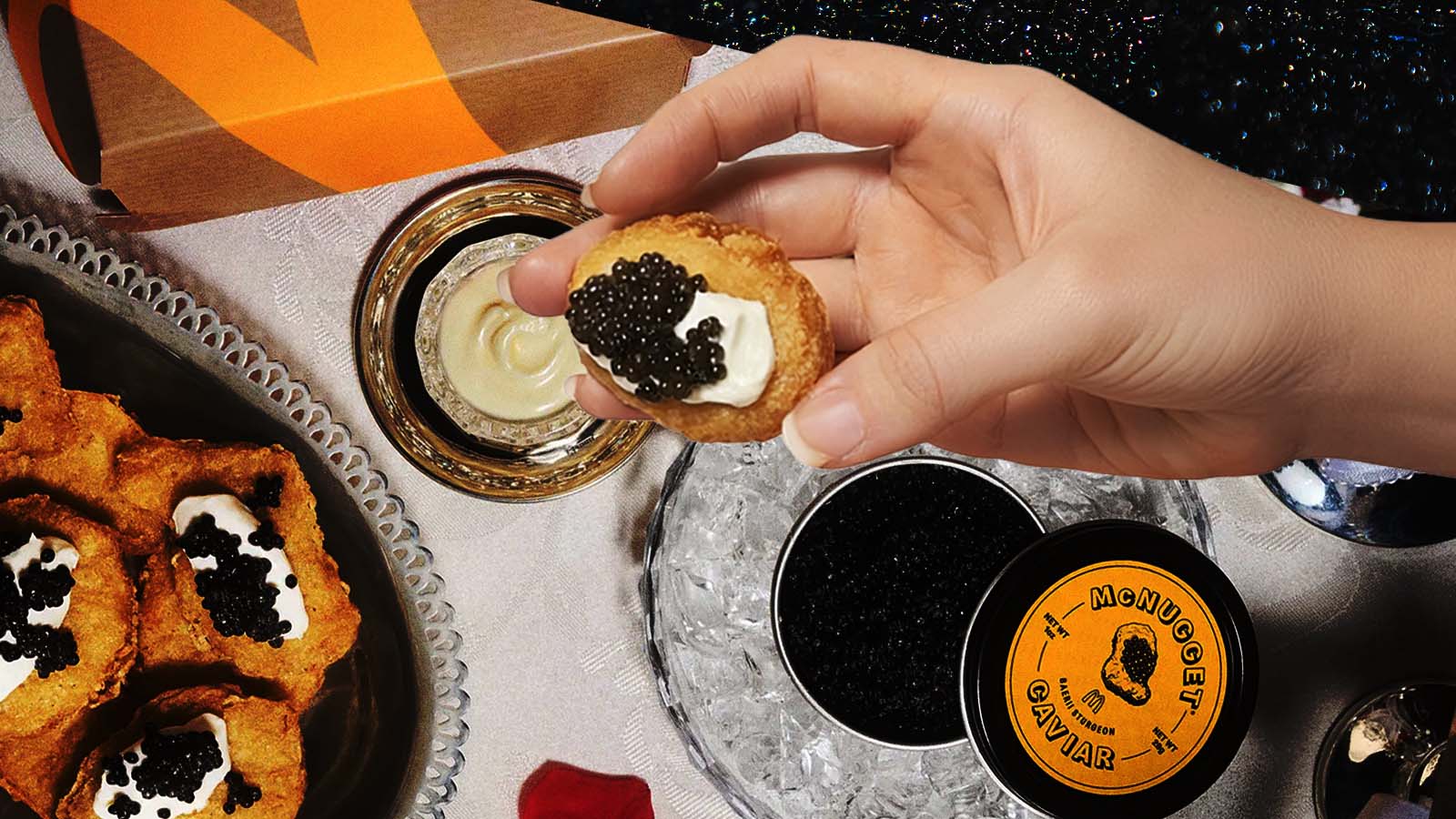 McDonald’s entra na era do caviar — com McNuggets