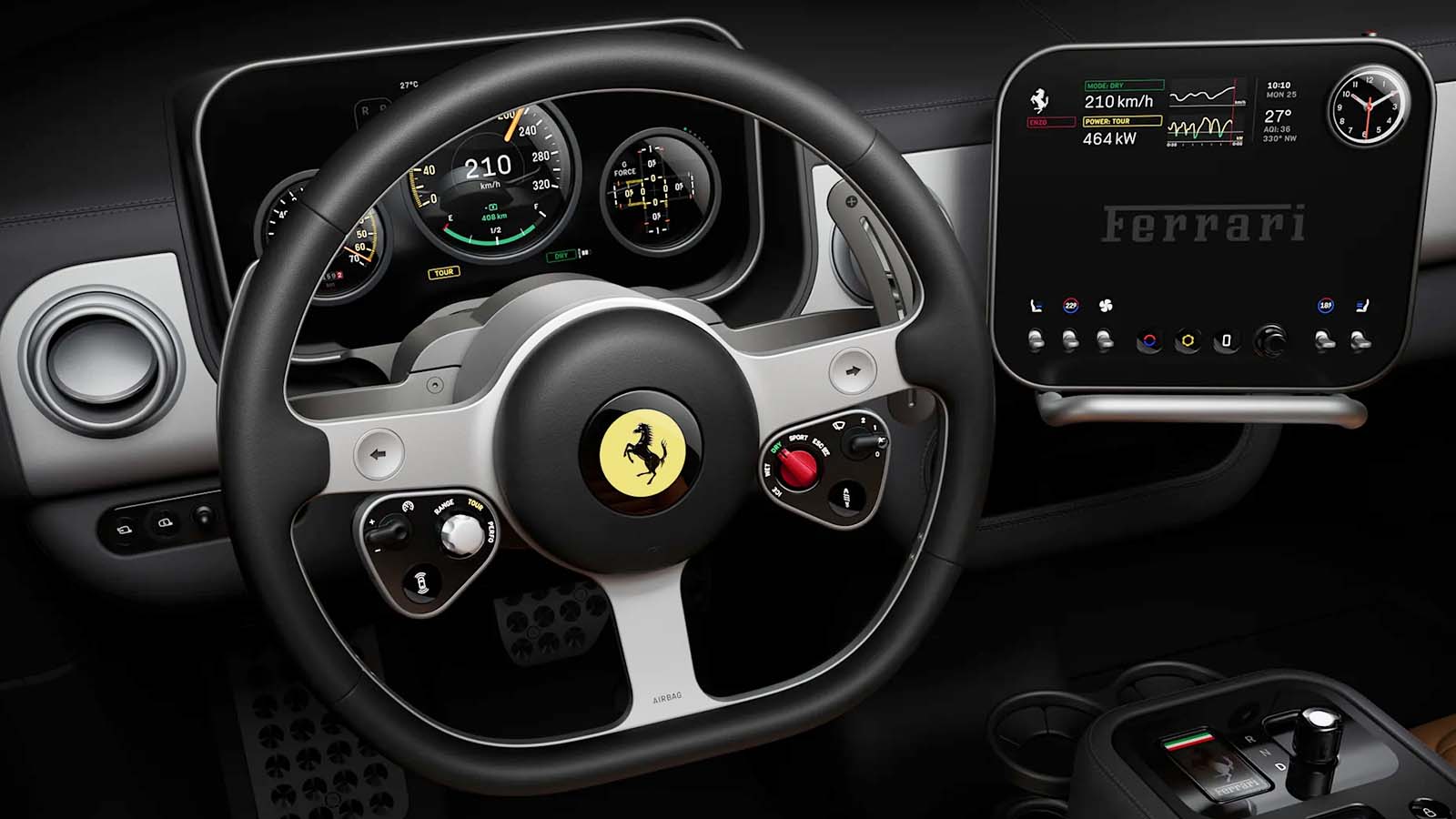 Ferrari revela seu primeiro carro elétrico com design de Jony Ive