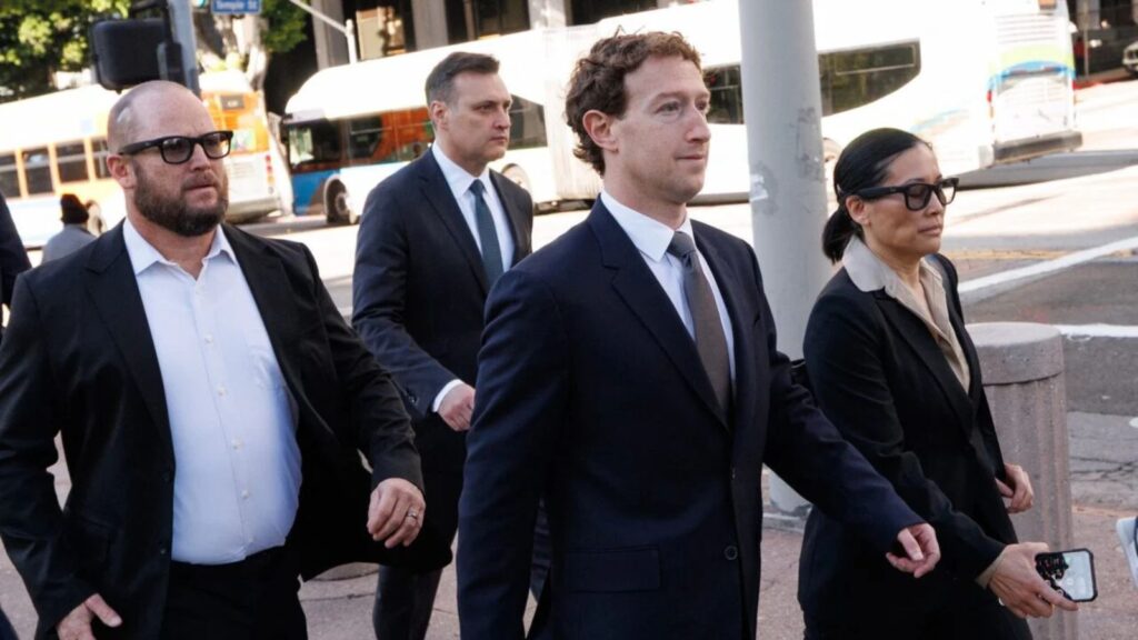 Mark Zuckerberg e equipe