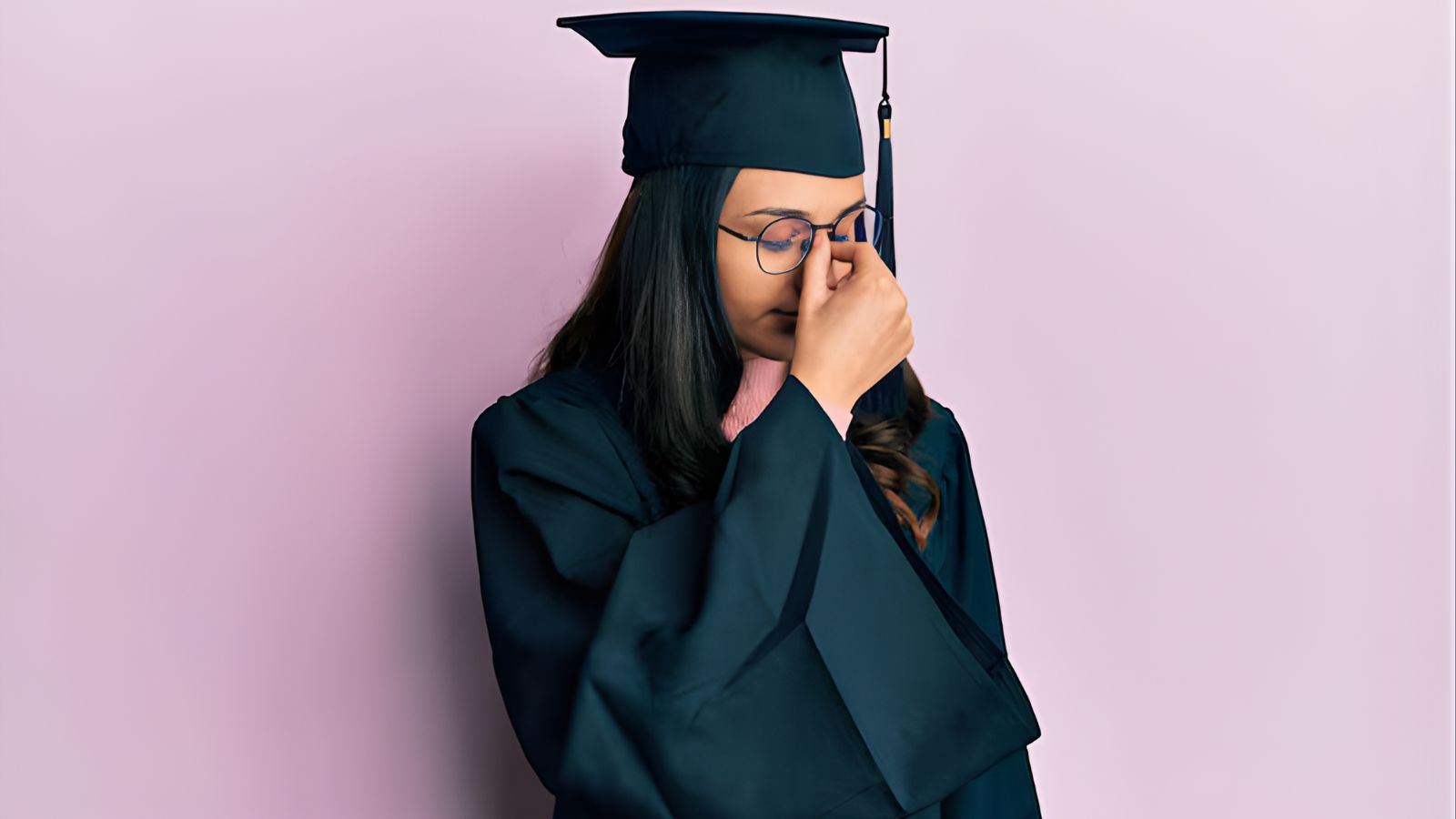 Recém-formada triste