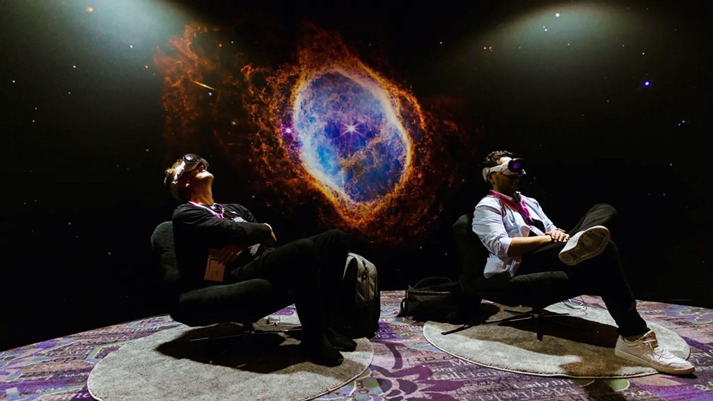 experiência em realidade virtual no SXSW XR Experience