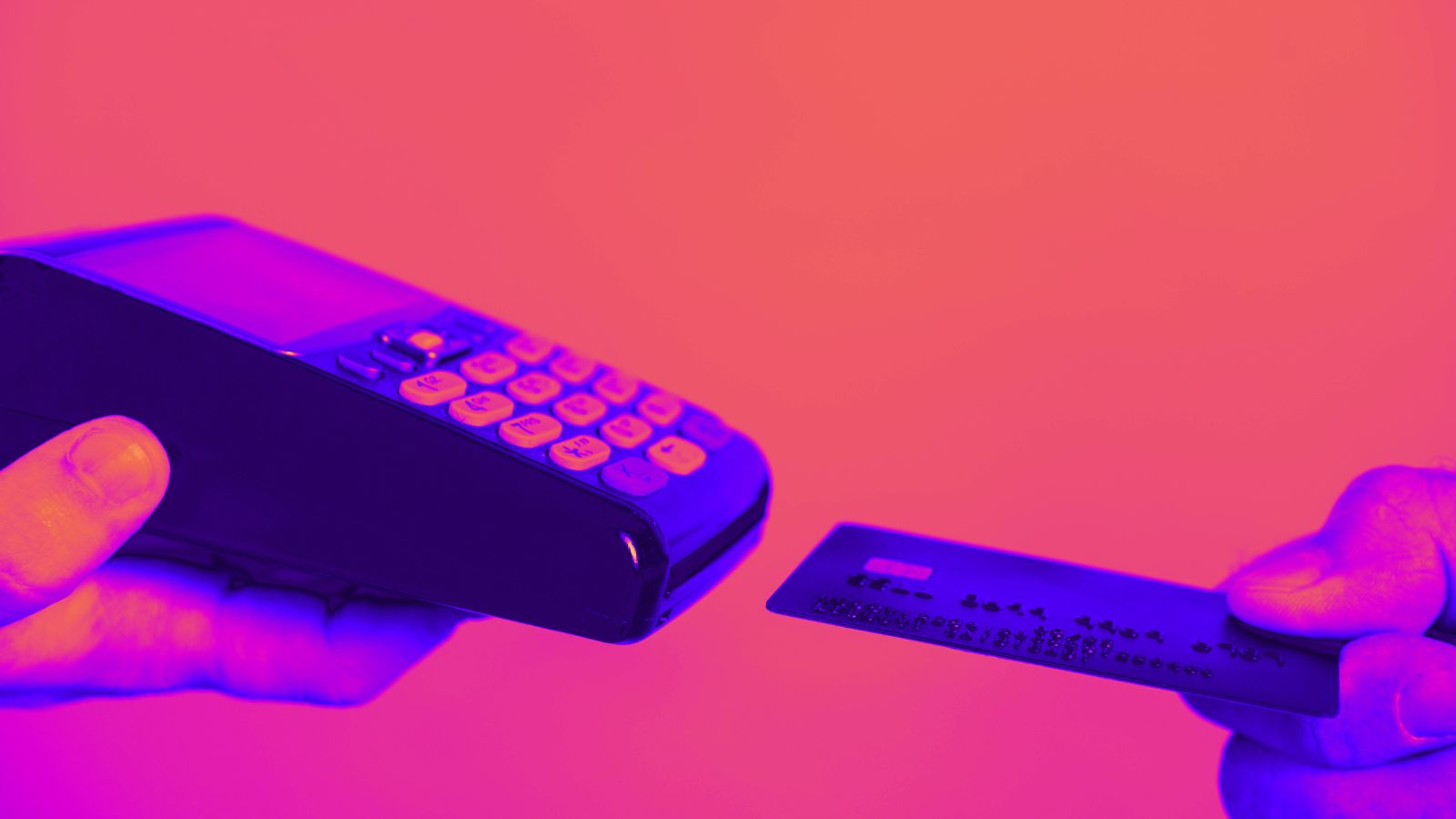 Cartão e maquininha