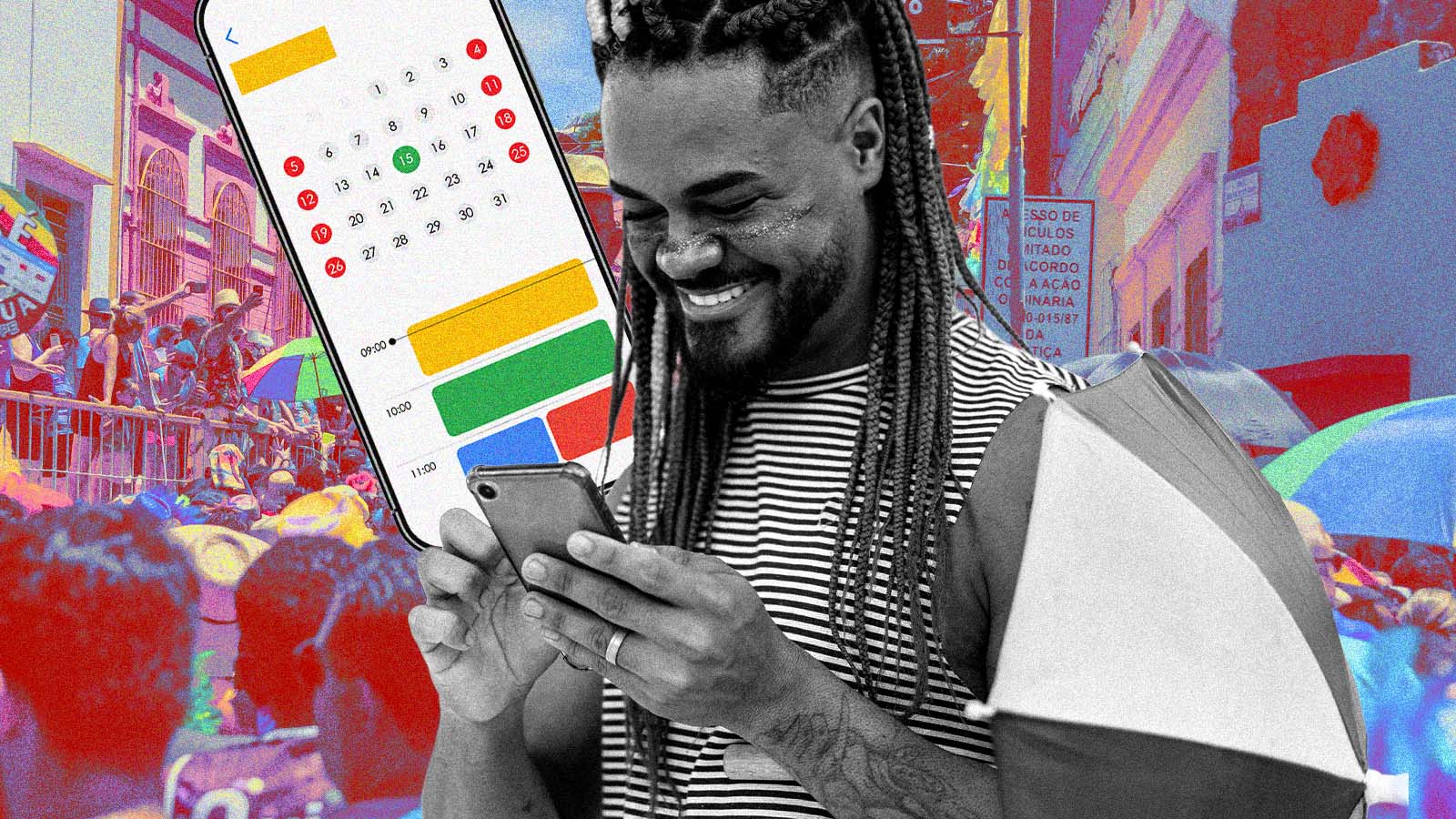 calendários de desfiles do carnaval de rua