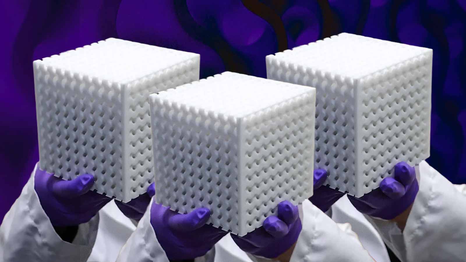 esponja química para extração de terras raras