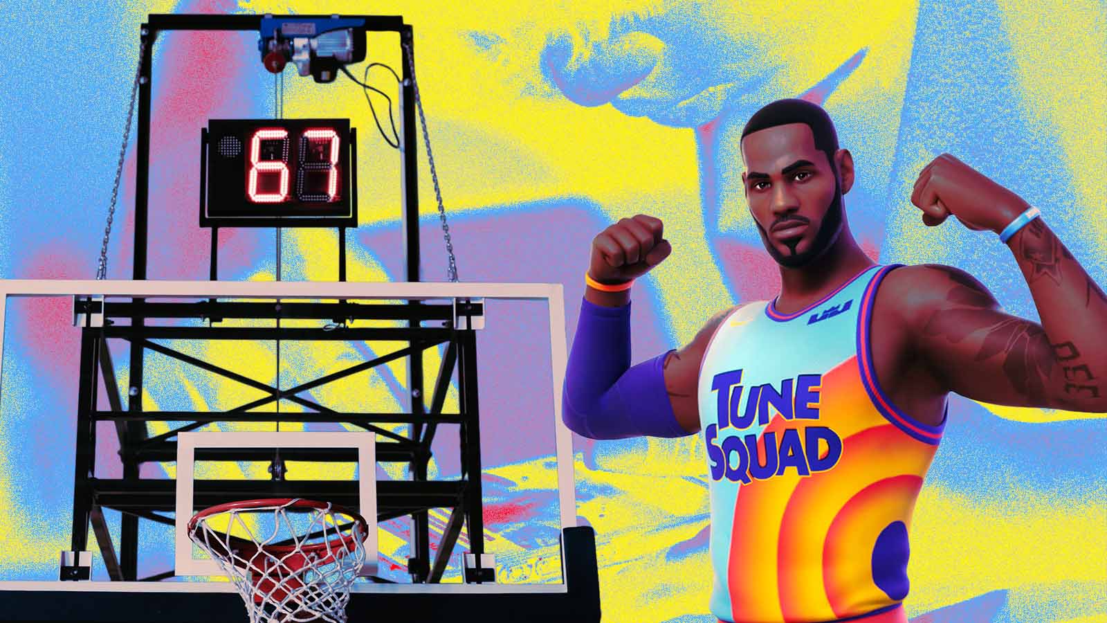 meme no TikTok sobre basquete