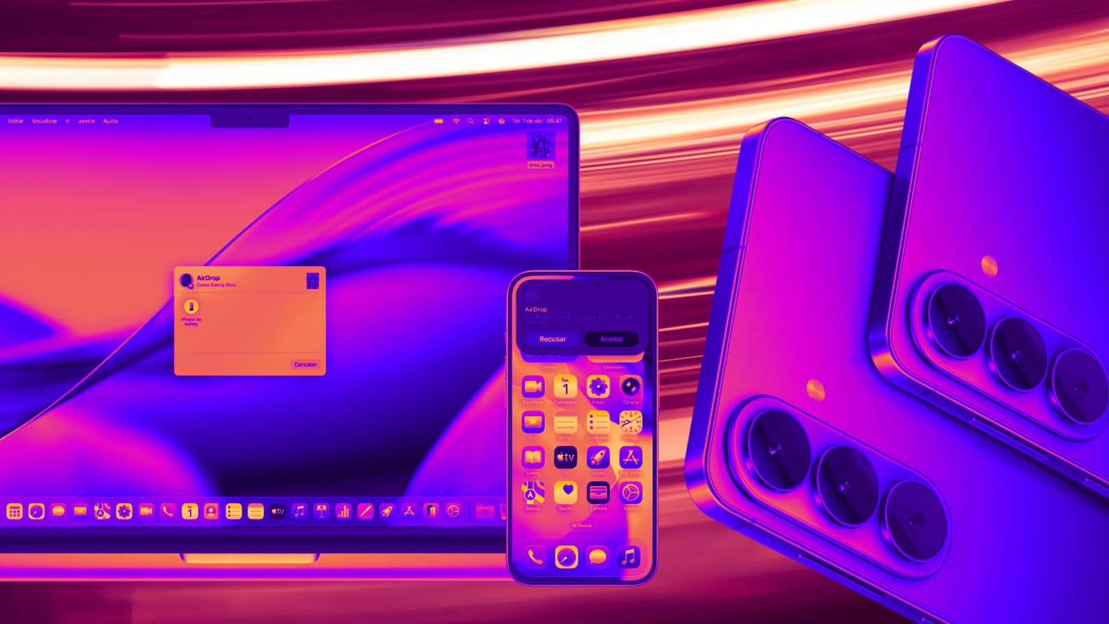 AirDrop entre Apple e Samsung