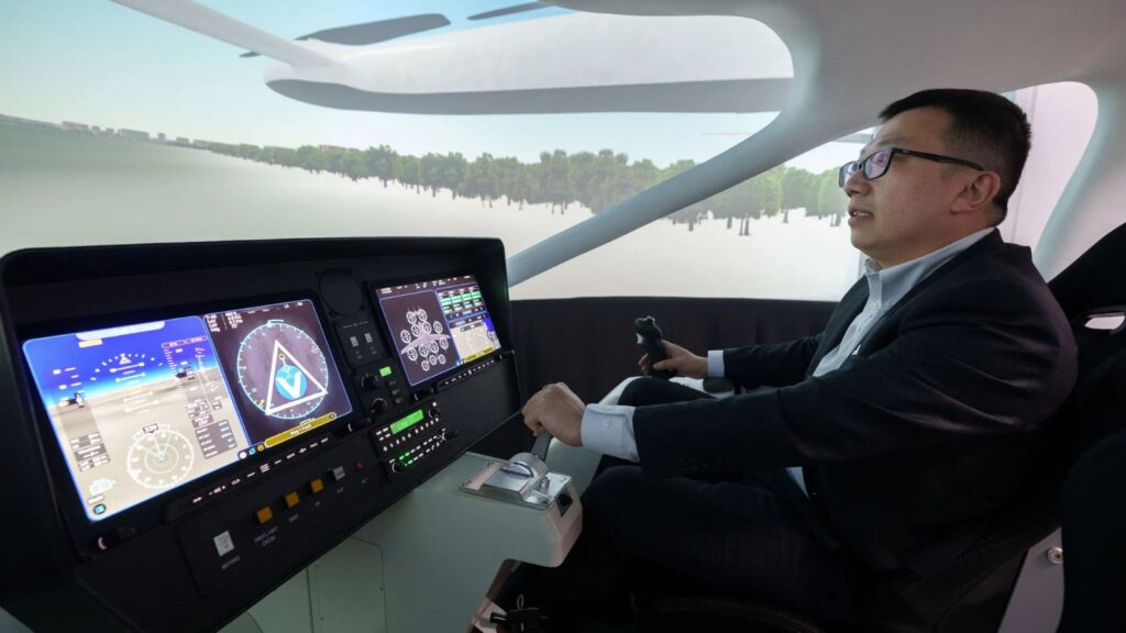 Avi&atilde;o el&eacute;trico chin&ecirc;s Matrix