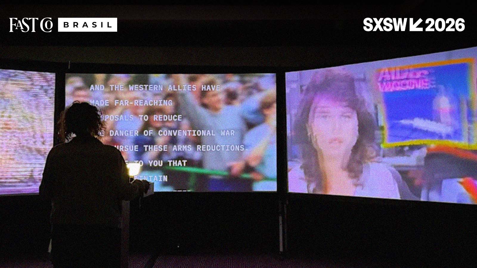 SXSW: experiência com IA usa deepfake para colocar público na história