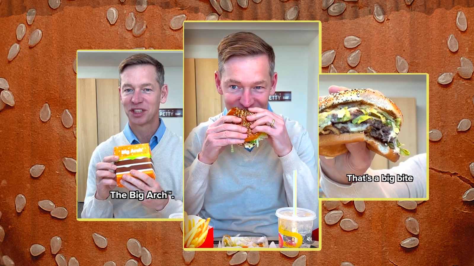 Vídeo do CEO do McDonald’s com novo hambúrguer viraliza e gera críticas