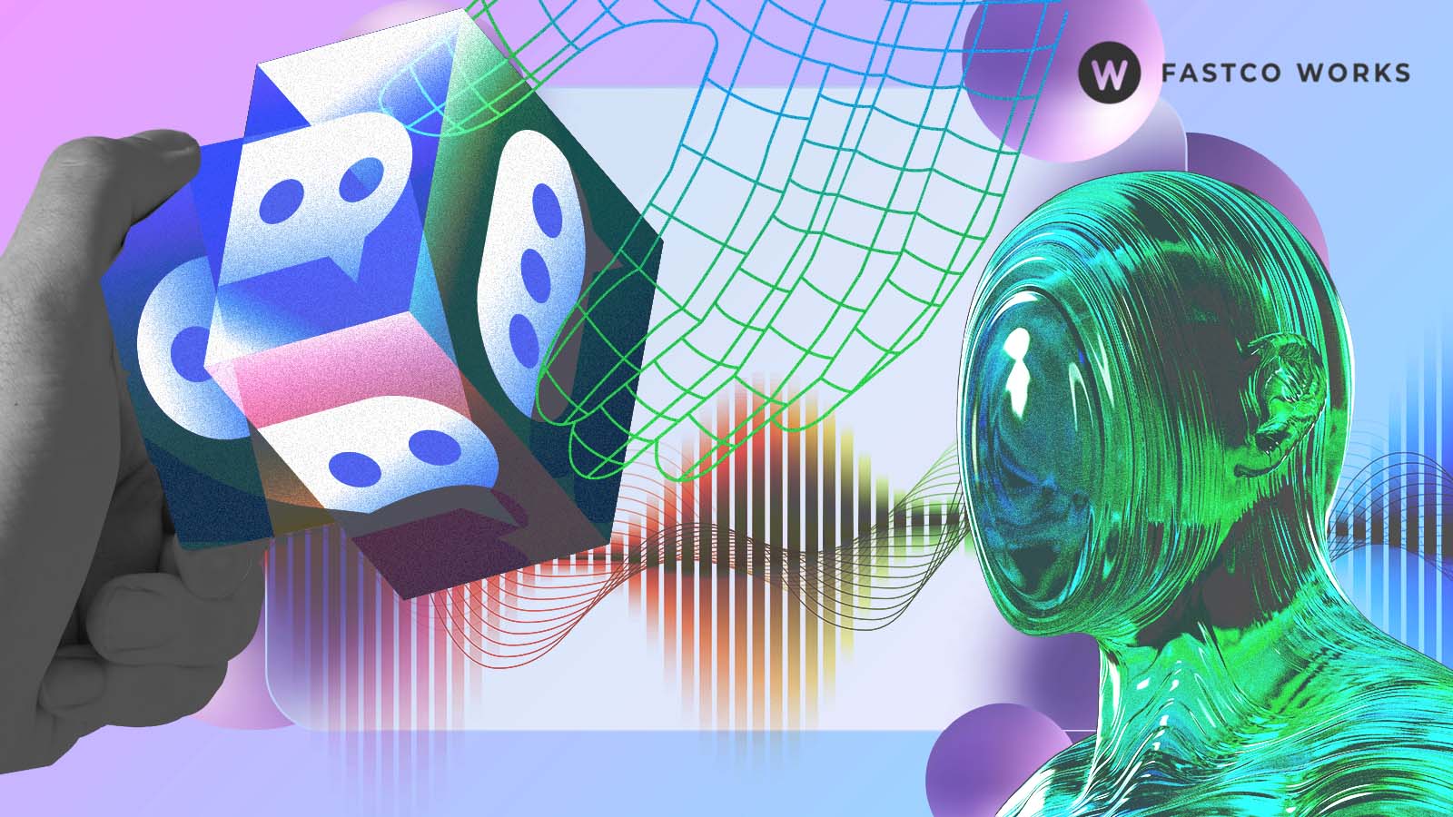 FastCo Works. Moor Studio e vchau via Getty / maxim-berg via Unsplash / e freepik.com