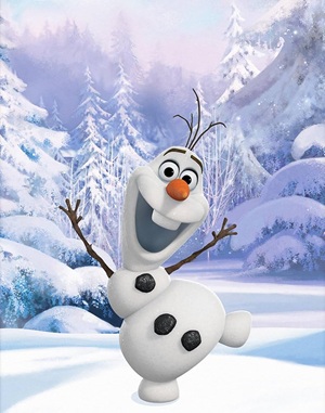 Olaf, personagem do desenho animado "Frozen"
