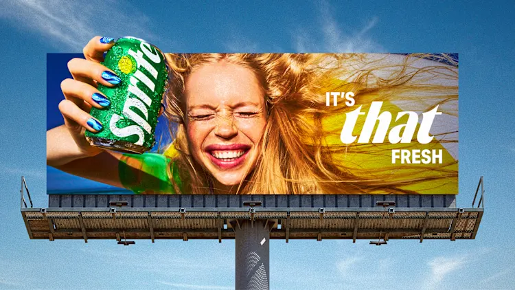 pe&ccedil;a da campanha de reposicionamento da Sprite