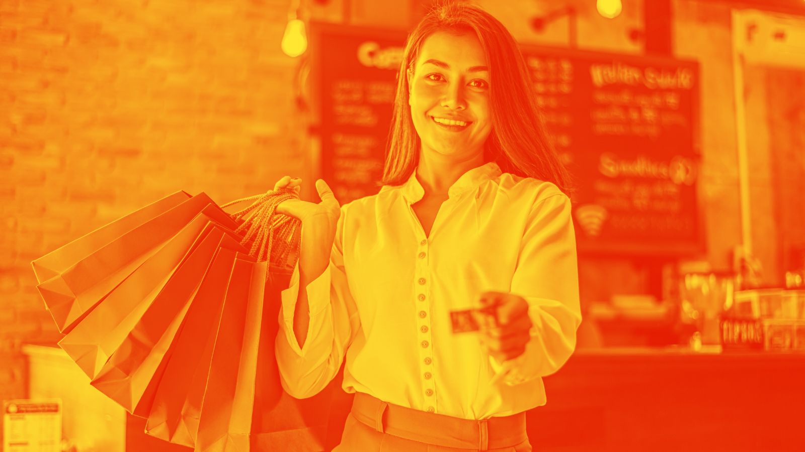 Mulher fazendo compras