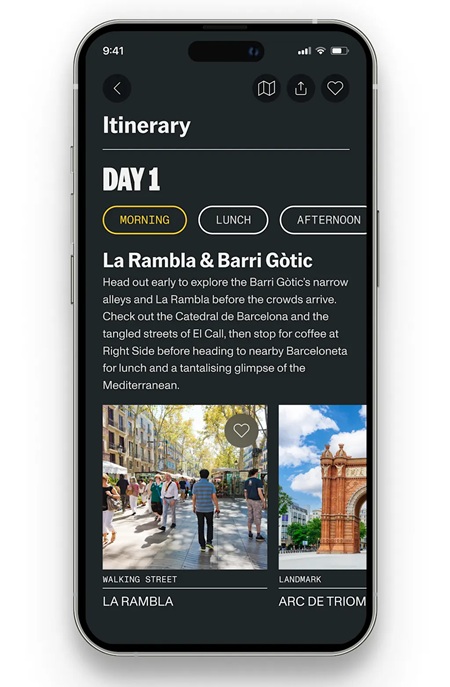 aplicativo de viagens Lonely Planet