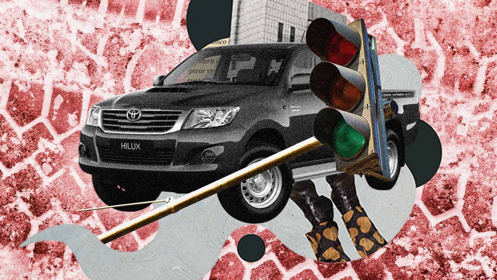 veículos grandes ameaçam segurança de pedestres