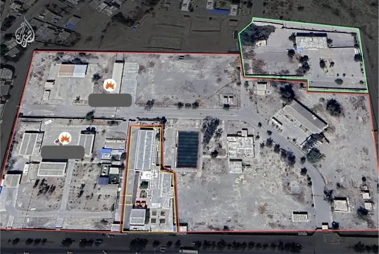 escola atingida por m&iacute;ssil no sul do Ir&atilde;