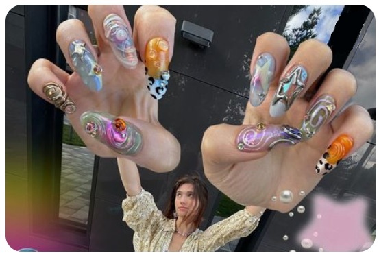 tendência Glitchy Glam, do Pinterest Predicts