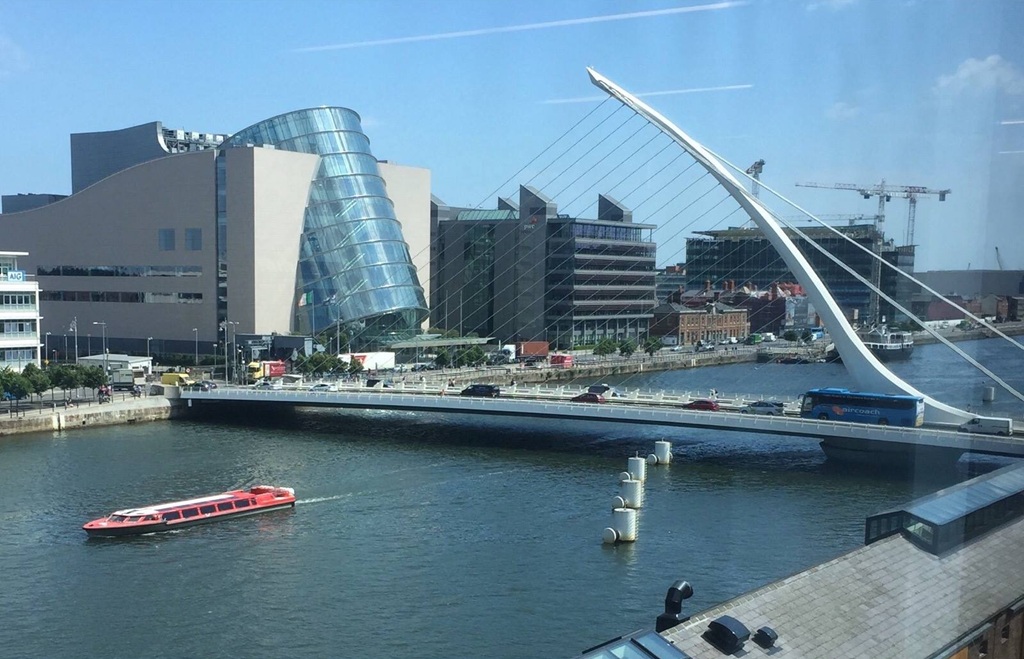ponte Samuel Becket em Dublin, na Irlanda