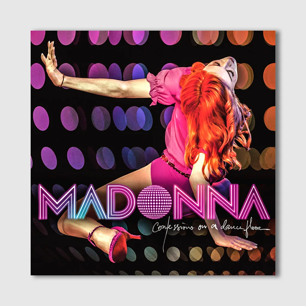 capa do disco "Confessions on a Dance Floor", da cantora Madonna