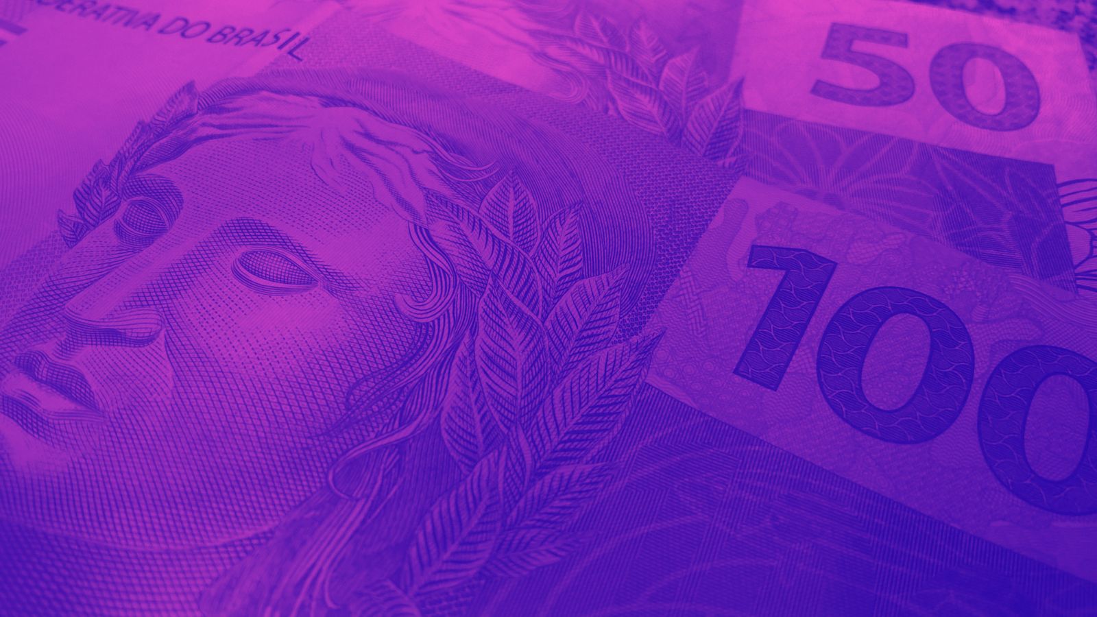 notas de cem e de cinquenta