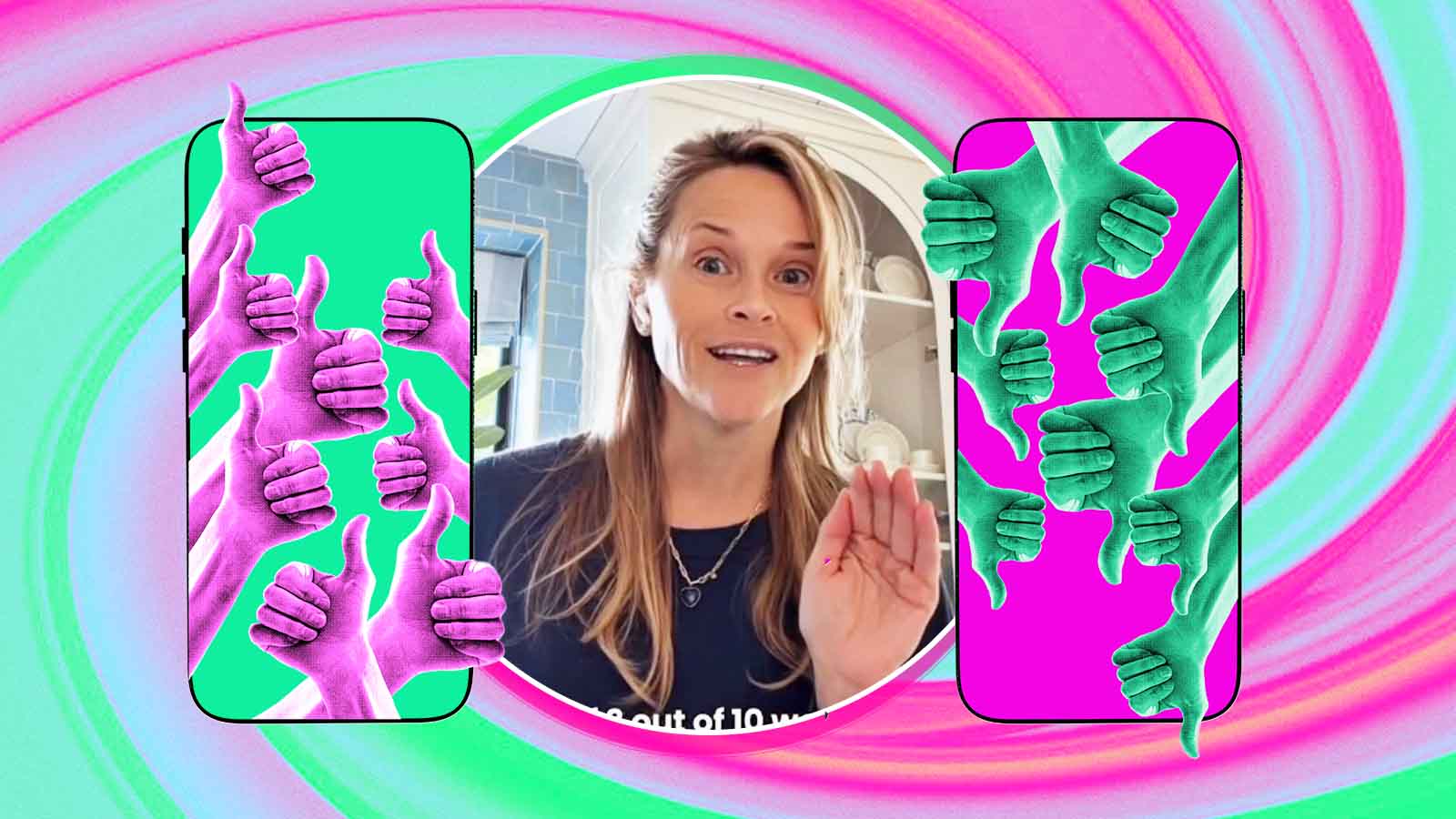 post de Reese Witherspoon sobre inteligência artificial