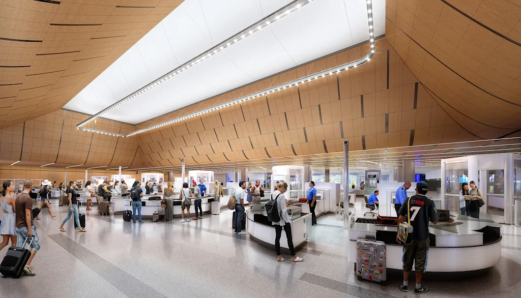 sagu&atilde;o do Aerporto Intercontinental George Bush em Houston, Texas  