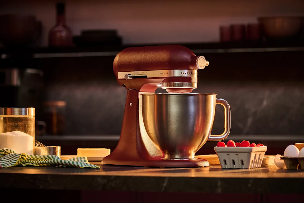 novo design da batedeira da marca KitchenAid