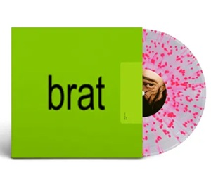 capa do disco brat, de Charli XCX