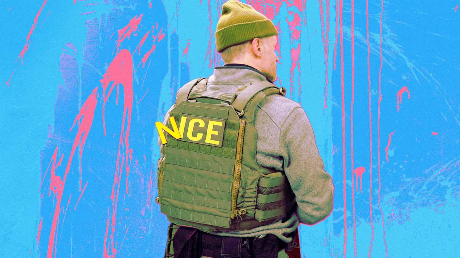 membro do serviço de imigração dos EUA (ICE)