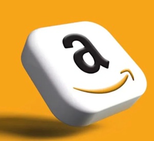 logotipo da Amazon em 3D