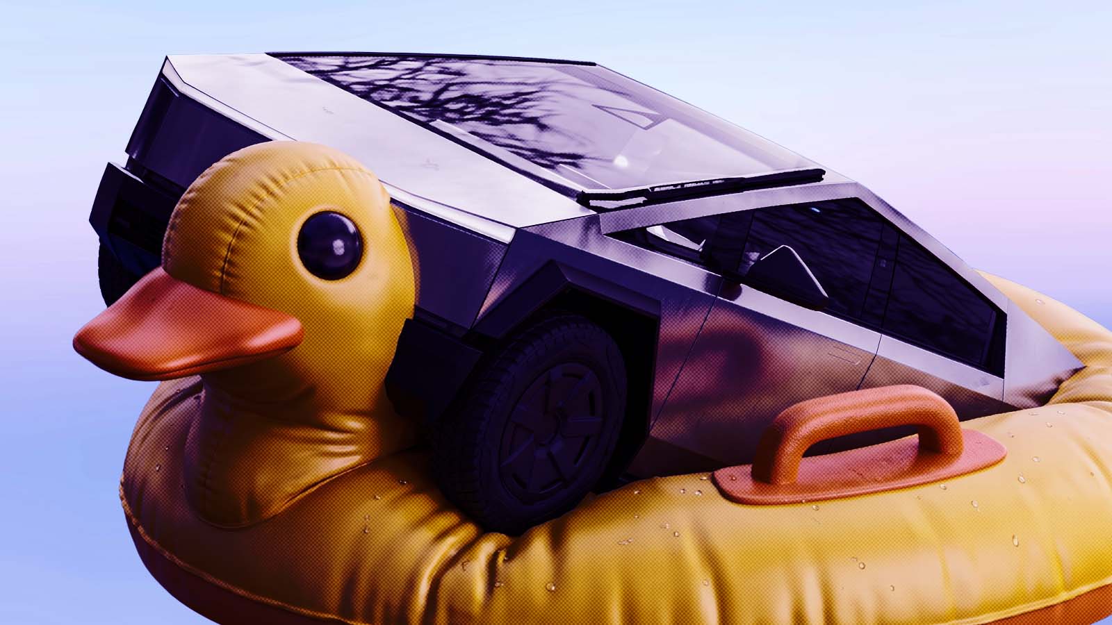 Cybertrucks não flutuam