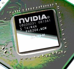 microchip com a marca Nvidia
