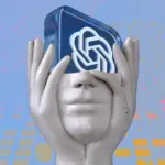 Colagem com logo da OpenAI